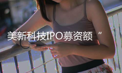 美新科技IPO募资额“被腰斩”,林氏家族被质疑是美国人来圈钱