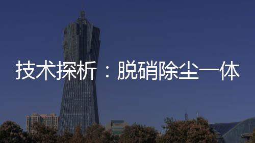 技术探析:脱硝除尘一体化工艺中陶瓷滤管与布袋滤袋应用对比