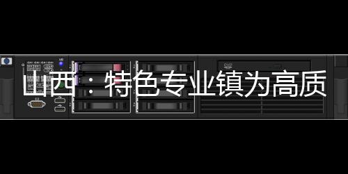 山西:特色专业镇为高质量发展注入新动能
