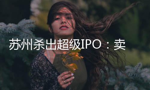 苏州杀出超级IPO:卖“地沟油”年入17.3亿,全国第六